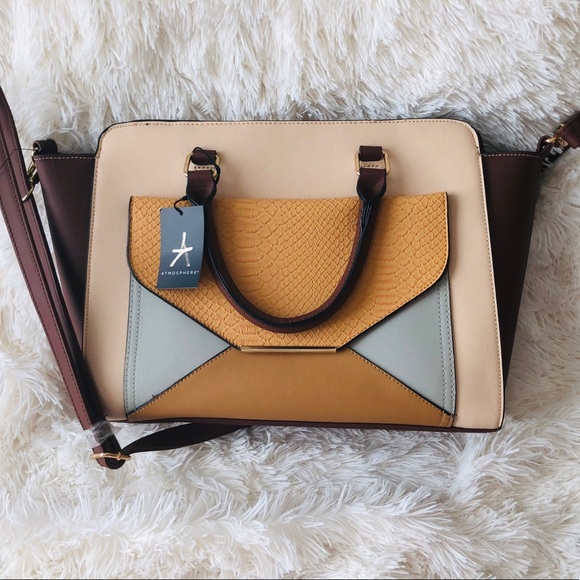 Atmosphere Handbags - 👜 NWT Structured bag with 2 pockets